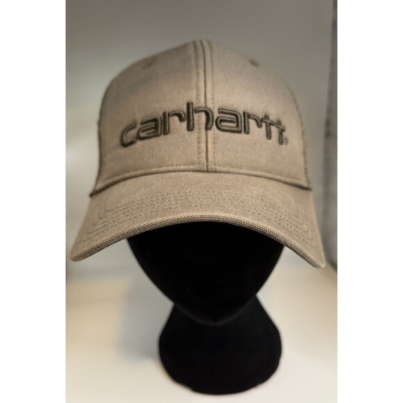 Carhartt Odessa Baseball Cap Snapback Trucker Hat Mesh Back Brown Adjustable - Picture 3 of 7